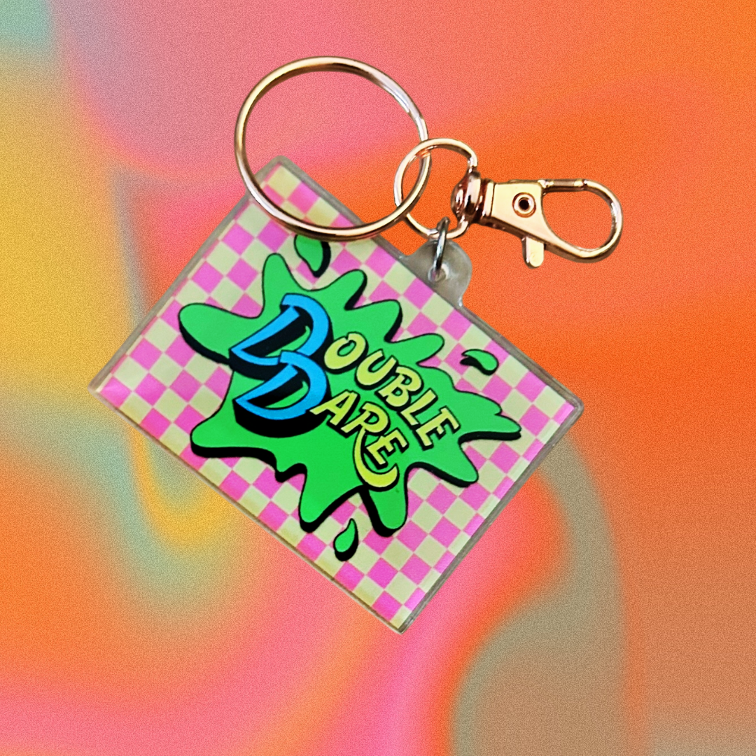 90s Nostalgia Acrylic Keychains – Multiple Designs