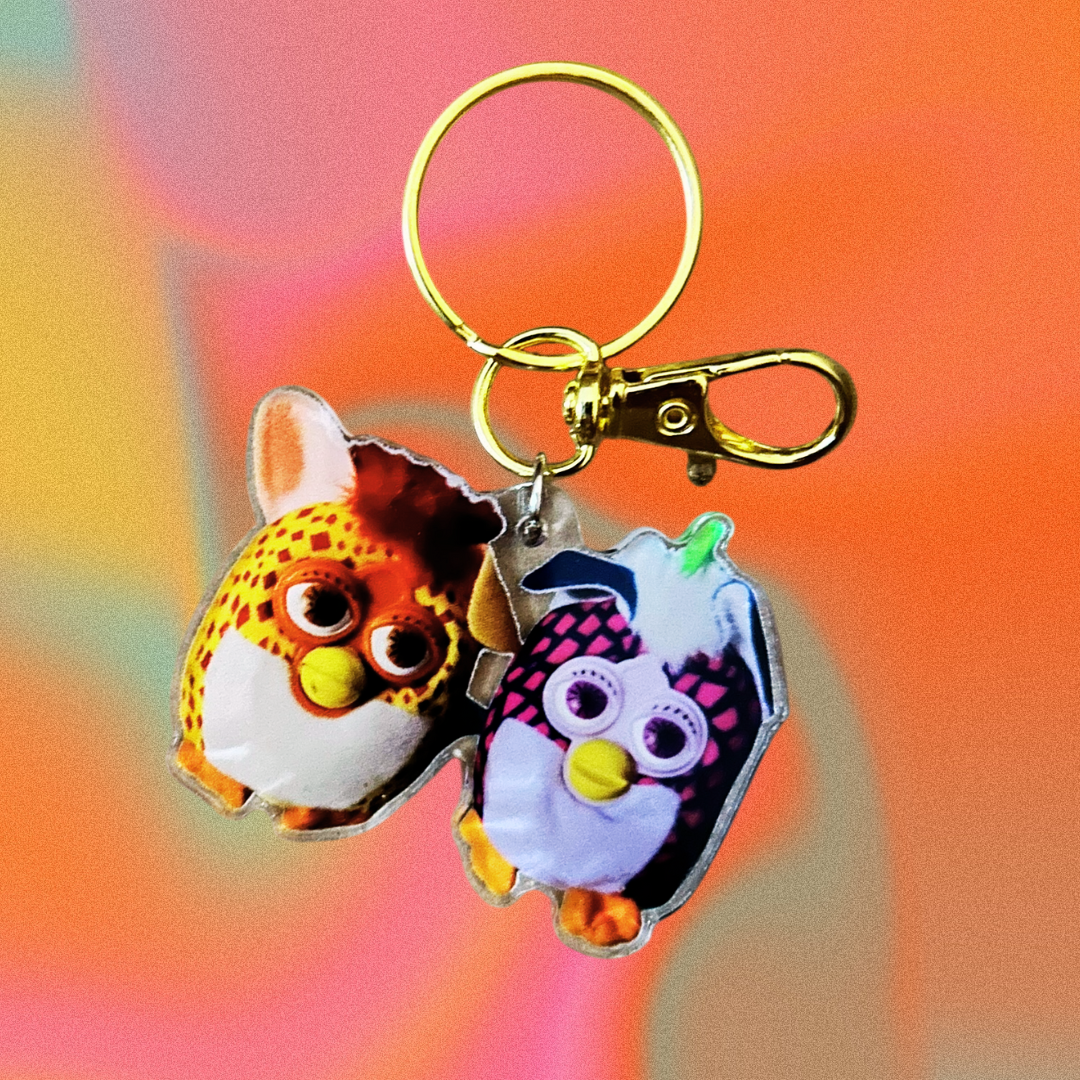 90s Nostalgia Acrylic Keychains – Multiple Designs