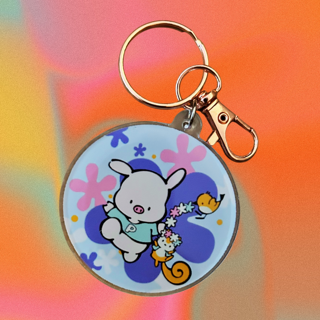 90s Nostalgia Acrylic Keychains – Multiple Designs