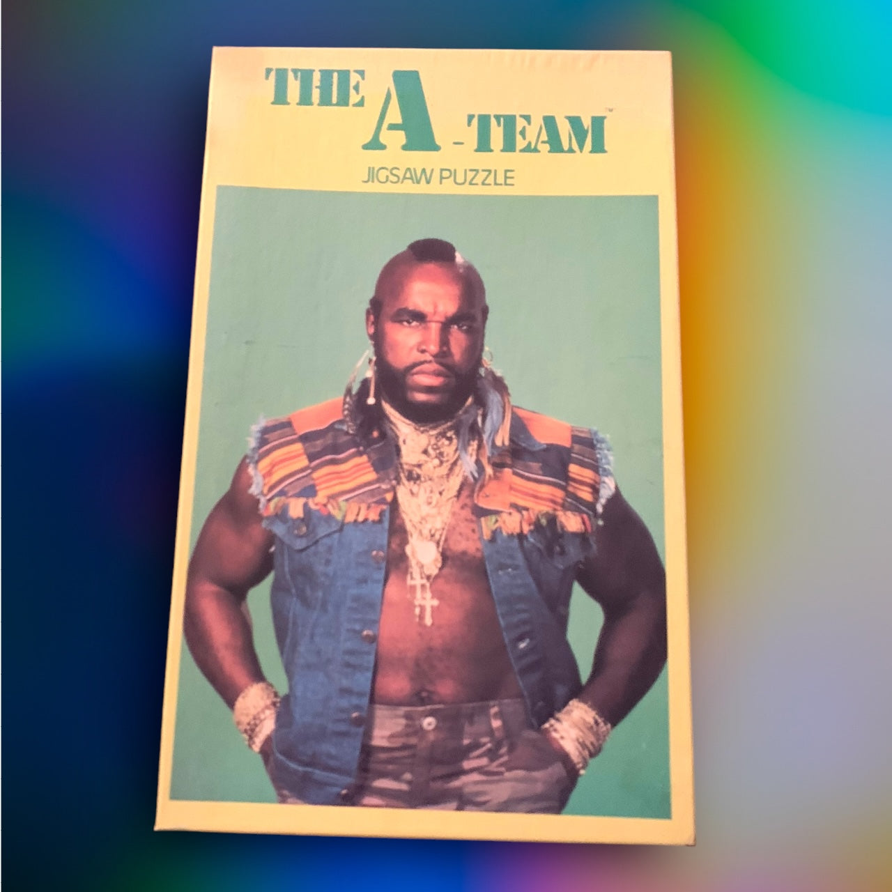 Vintage 200 Piece Jigsaw Puzzle featuring Mr. T from The A-Team- 1983 11" x 17"