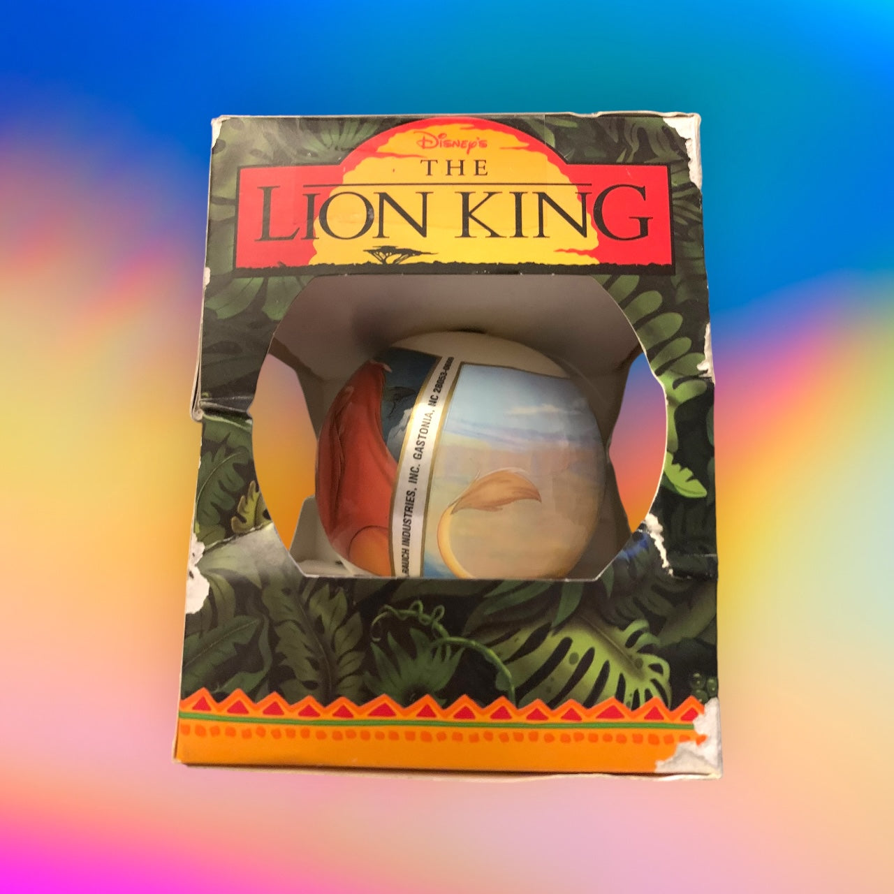Disney's The Lion King Christmas Tree Ornament 1994