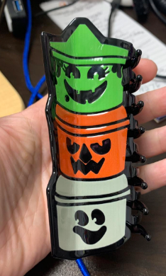 McDonald's Halloween Bucket Hair Claw Clip