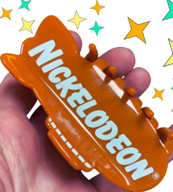 Orange Blimp Hair Claw Clip- Nostalgic- 90s- Hair Accessories
