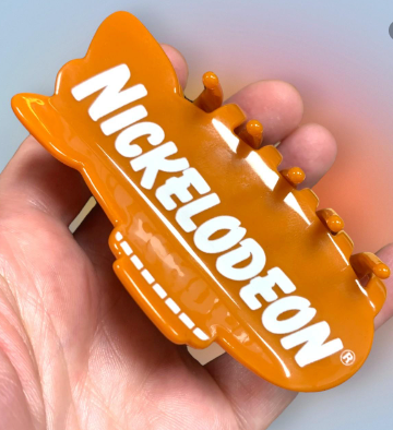 Orange Blimp Hair Claw Clip- Nostalgic- 90s- Hair Accessories