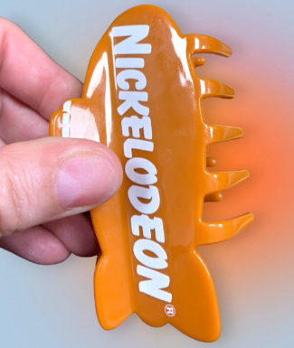 Orange Blimp Hair Claw Clip- Nostalgic- 90s- Hair Accessories