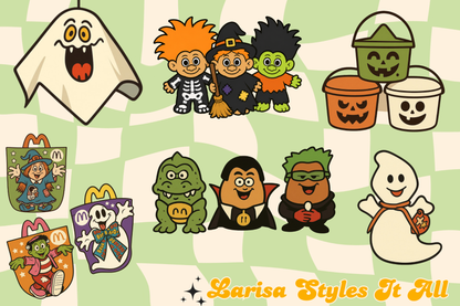 90s nostalgic sticker sheet