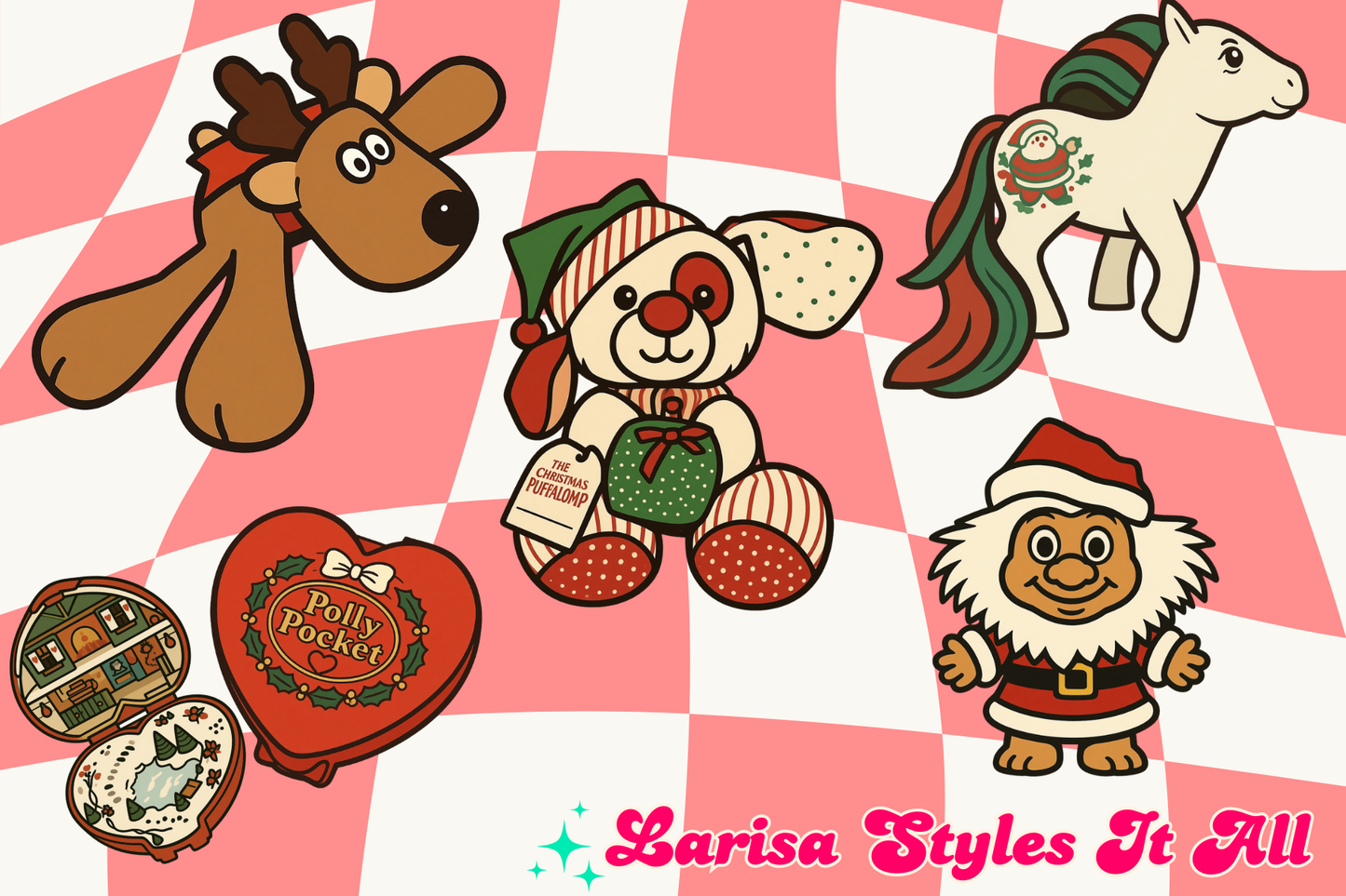 90s nostalgic sticker sheet