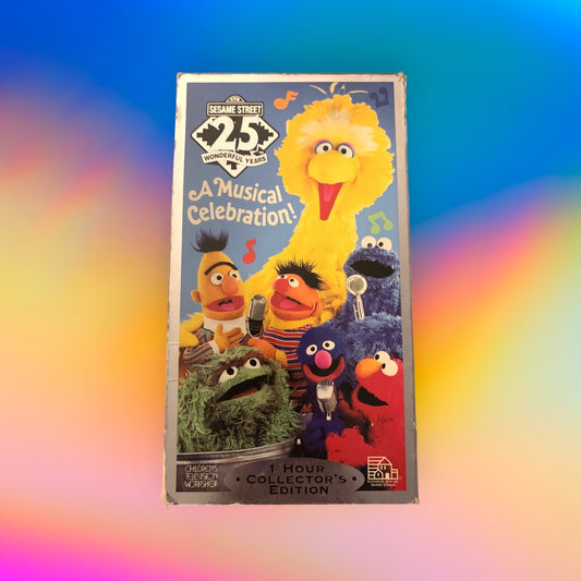 Sesame Street 25 Wonderful Years: A Musical Celebration! VHS- 1993