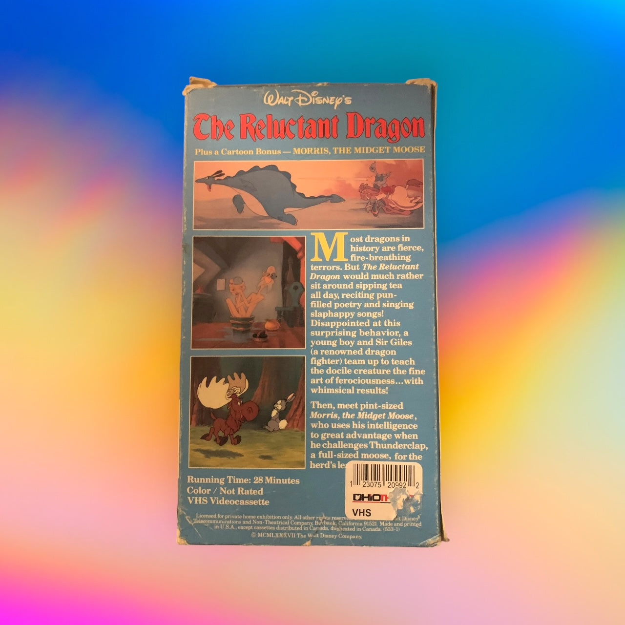 Walt Disney - The Reluctant Dragon (VHS, 1987)