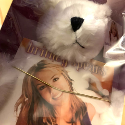 Britney Spears collectible Bear with Button & Bonus CD from 2000