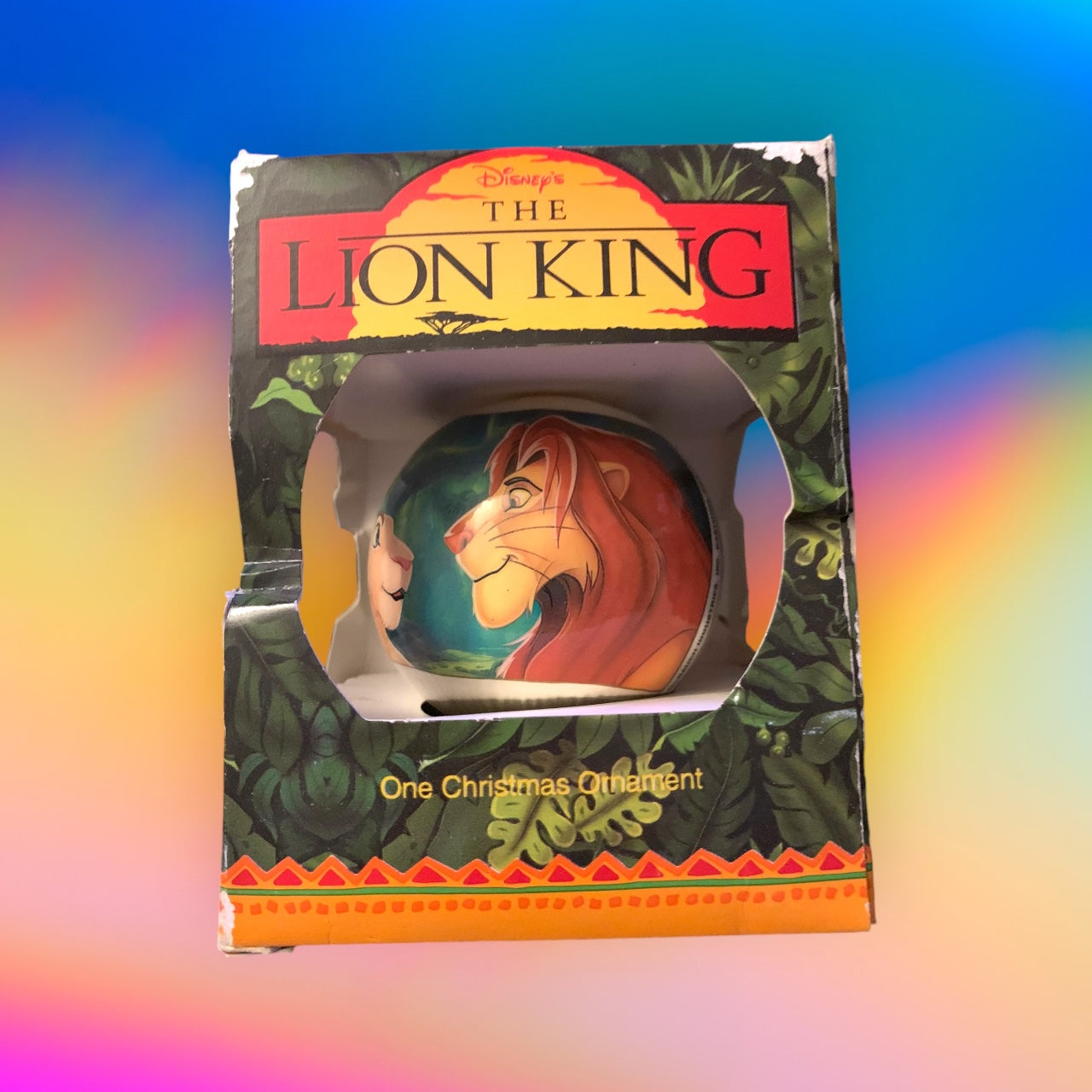 Disney's The Lion King Christmas Tree Ornament 1994