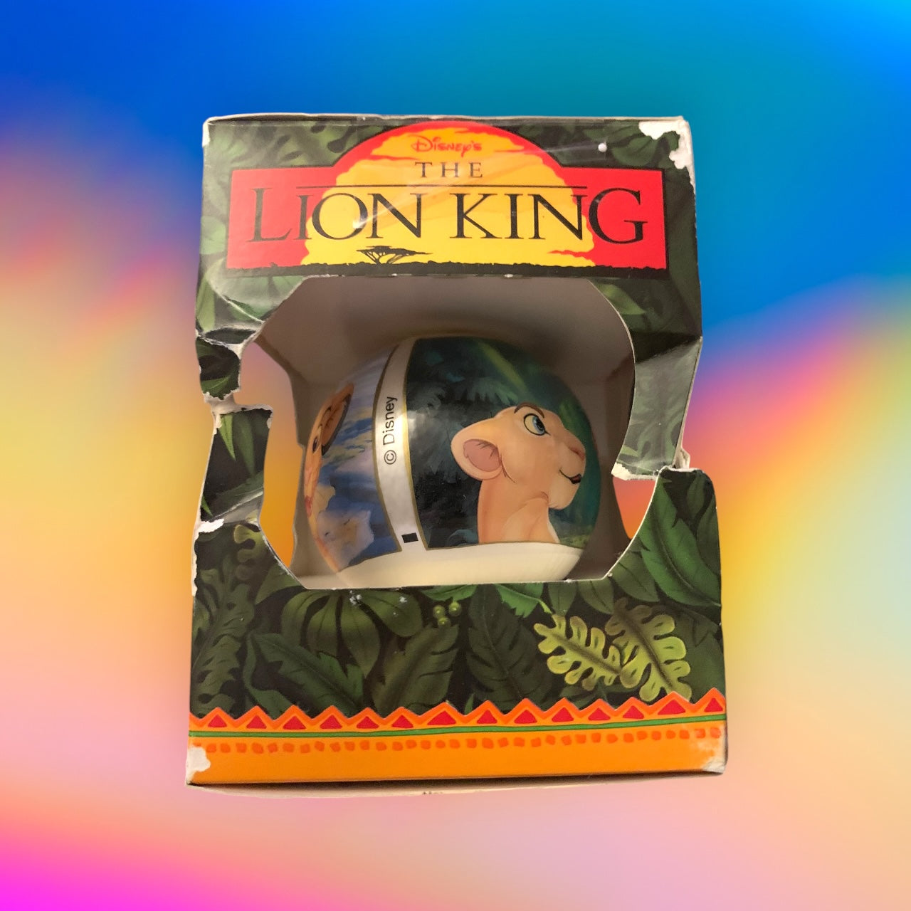 Disney's The Lion King Christmas Tree Ornament 1994